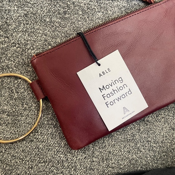 Able: Fozi Wristlet (Wine) - Picture 5 of 5